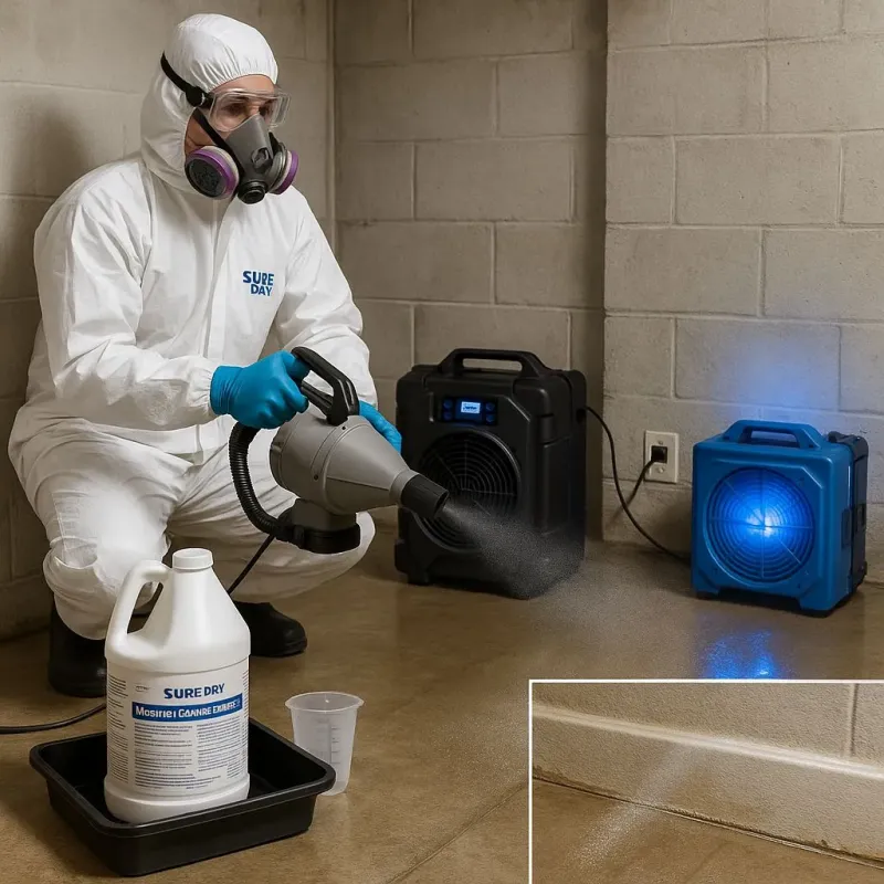 Sanitization and Odor Removal process in Pataskala, OH