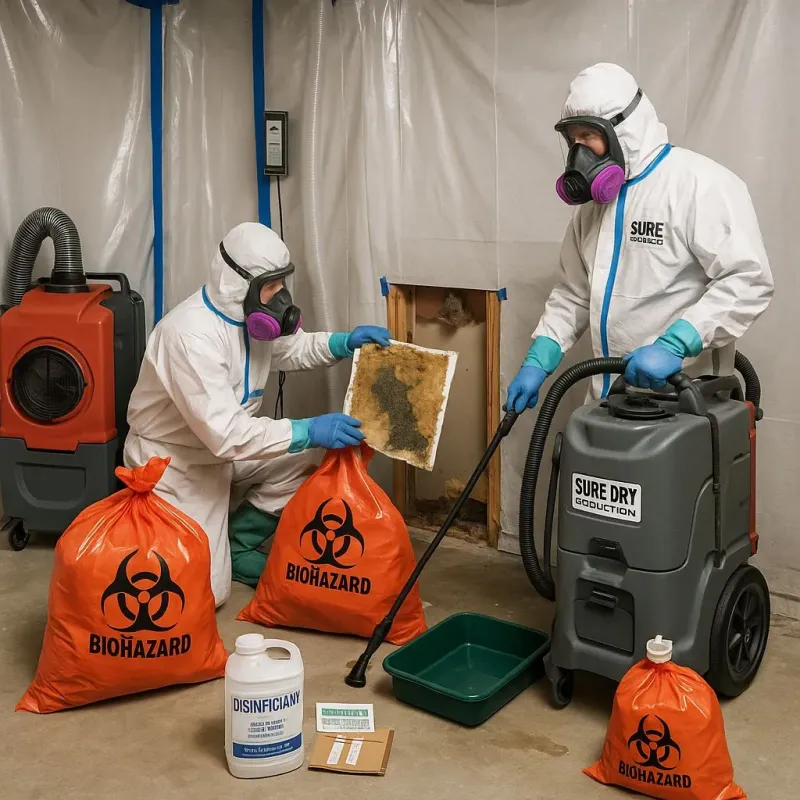 Contaminated Water Handling Protocols process in Pataskala, OH