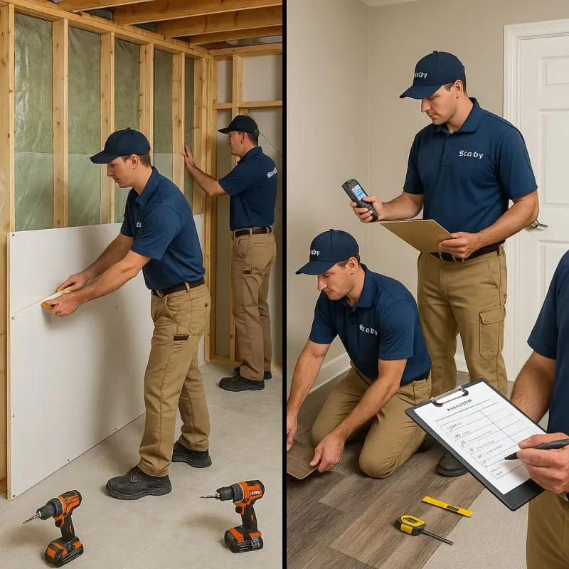 Repairs and Reconstruction process in Pataskala, OH